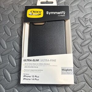 OtterBox Symmetry Series MagSafe Case for Apple iPhone 15 Plus & 14 Plus - Black
